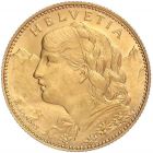 10 Francs Swiss Gold Coin 1911"B" AU/BU 0.0933oz