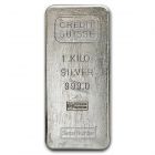 1 kg Credit Suisse Silver Bar