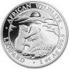 1 oz Leopard Somali Republic Silver Coin